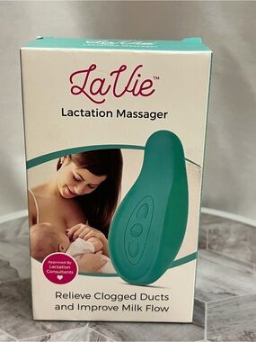 LaVie Lactation Massager Teal LV-LM1-TEAL New In Box